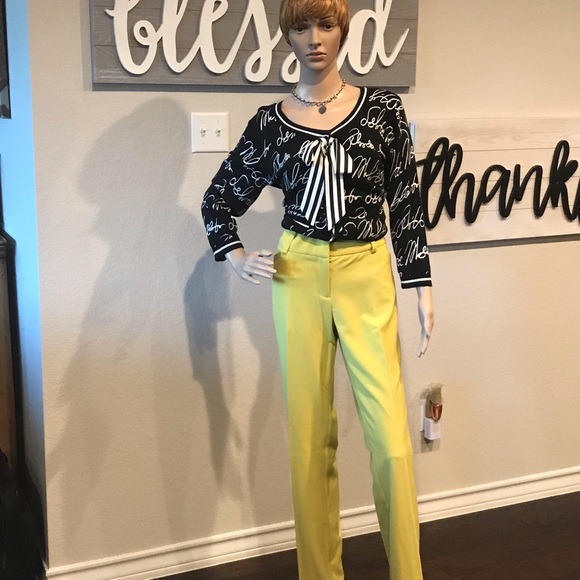 beautiful yellow lime trousers - Picture 2 of 6